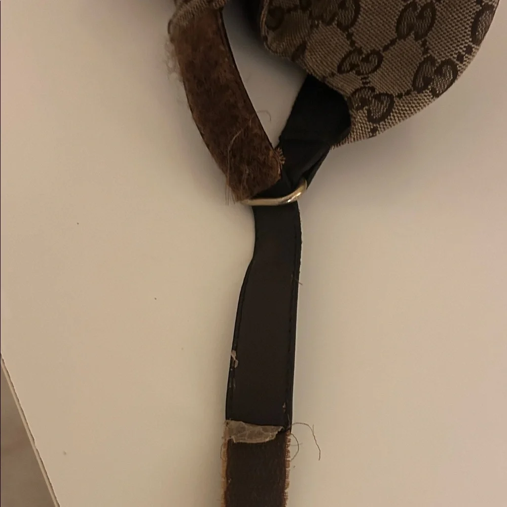 Authentic Gucci Canvas Beige GG Monogram Hat